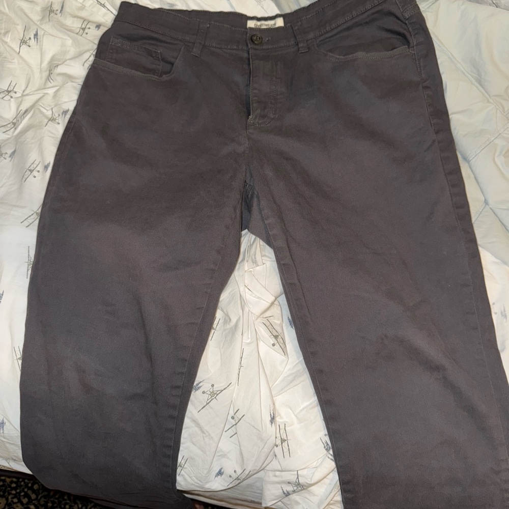 Goodthreads Gray Chinos Straight-Leg Pants: Waist 34, Length 30